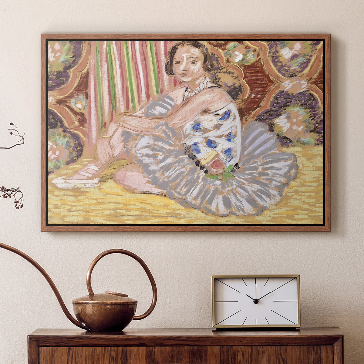The Dancer (La danseuse), c. 1927 - Floater Framed Canvas Print