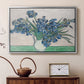 Irises, 1890 - Floater Framed Canvas Print