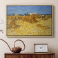 Wheat Field with Sheaves (Harvest in Provence), 1888 - Floater Framed Canvas Print