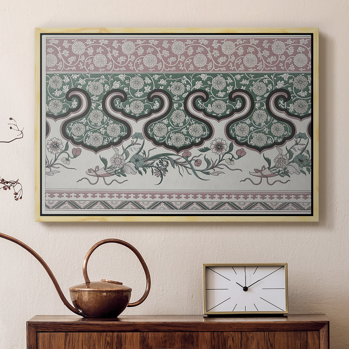 Examples of Chinese Ornament, Pl. LXXVI, 1867 - Floater Framed Canvas Print