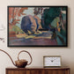 The Luxembourg Gardens, 1901 - Floater Framed Canvas Print