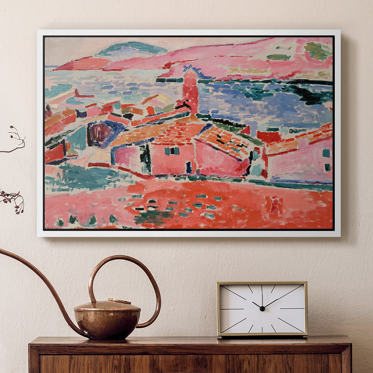 View of Collioure, 1905 - Floater Framed Canvas Print