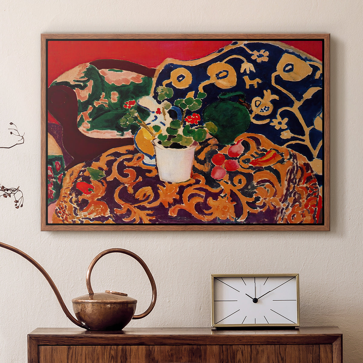 Spanish Still Life, c. 1910 - Floater Framed Canvas Print