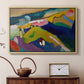 Murnau Mountain Landscape with Church, 1910 - Floater Framed Canvas Print