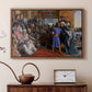The Finding of the Saviour in the Temple, 1854-1860 - Floater Framed Canvas Print