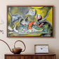Still Life with Cat and Lobster, 1962 - Floater Framed Canvas Print