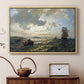 Fresh Breeze on the Norwegian Coast, 1876 - Floater Framed Canvas Print