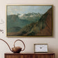 The Dachstein from the Plassen near Hallstatt, 1827 - Floater Framed Canvas Print