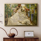 Sewing the Sail, 1896 - Floater Framed Canvas Print