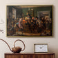 An Auction Scene, 1835 - Floater Framed Canvas Print