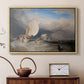Fishing Boats with Hucksters Bargaining for Fish, 1837-1838 - Floater Framed Canvas Print