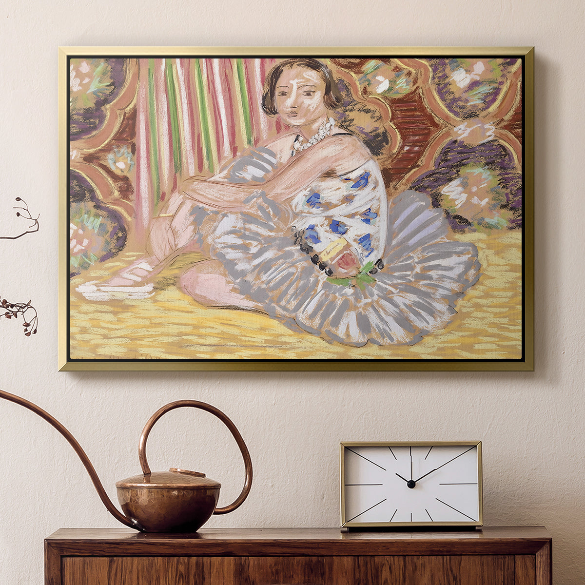 The Dancer (La danseuse), c. 1927 - Floater Framed Canvas Print
