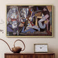 Women of Algiers (Version O), 1955 - Floater Framed Canvas Print