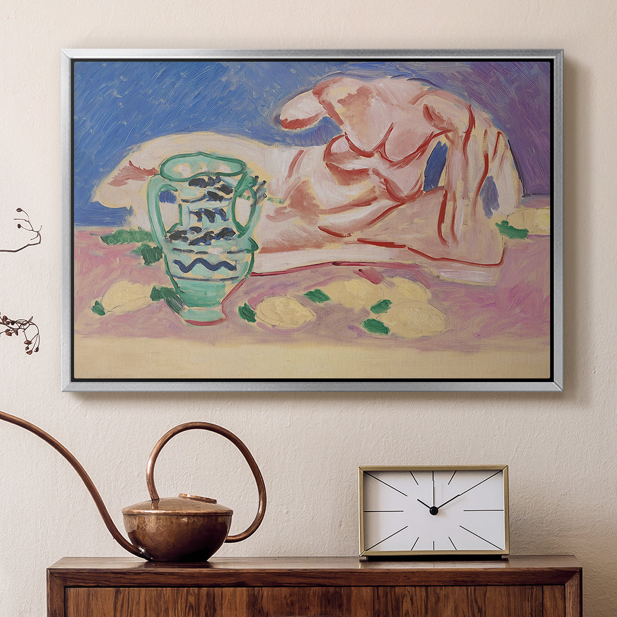 Ilyssus from the Parthenon, 1908 - Floater Framed Canvas Print
