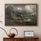 Salisbury Cathedral from the Meadows (Detail), 1831 - Floater Framed Canvas Print