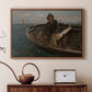 Fishermen from Rügen, 1882 - Floater Framed Canvas Print