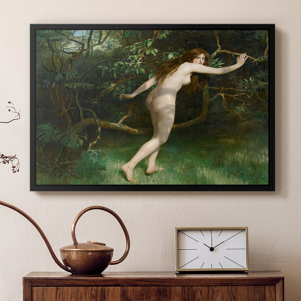 Eve, 1911 - Floater Framed Canvas Print
