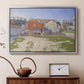 Gasometers at Clichy, 1886 - Floater Framed Canvas Print