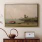 The Stranded Boat, 1863 - Floater Framed Canvas Print