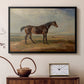 Dr. Syntax, a Bay Racehorse, Standing in a Coastal Landscape, an Estuary Beyond, c. 1820 - Floater Framed Canvas Print