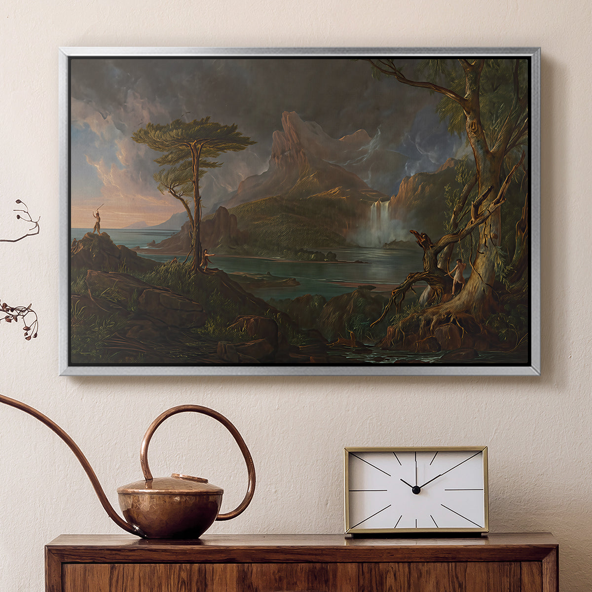A Wild Scene, 1831-1832 - Floater Framed Canvas Print