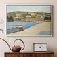 The Riverbank, Les Andelys, 1886 - Floater Framed Canvas Print