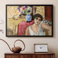 Woman Seated in an Armchair, c. 1920 - Floater Framed Canvas Print