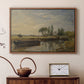 Barge below Flatford Lock, c. 1810 - Floater Framed Canvas Print