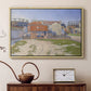 Gasometers at Clichy, 1886 - Floater Framed Canvas Print
