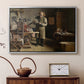 The Plate Printer, 1875 - Floater Framed Canvas Print