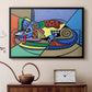 A Dog Named Picasso - Floater Framed Canvas Print