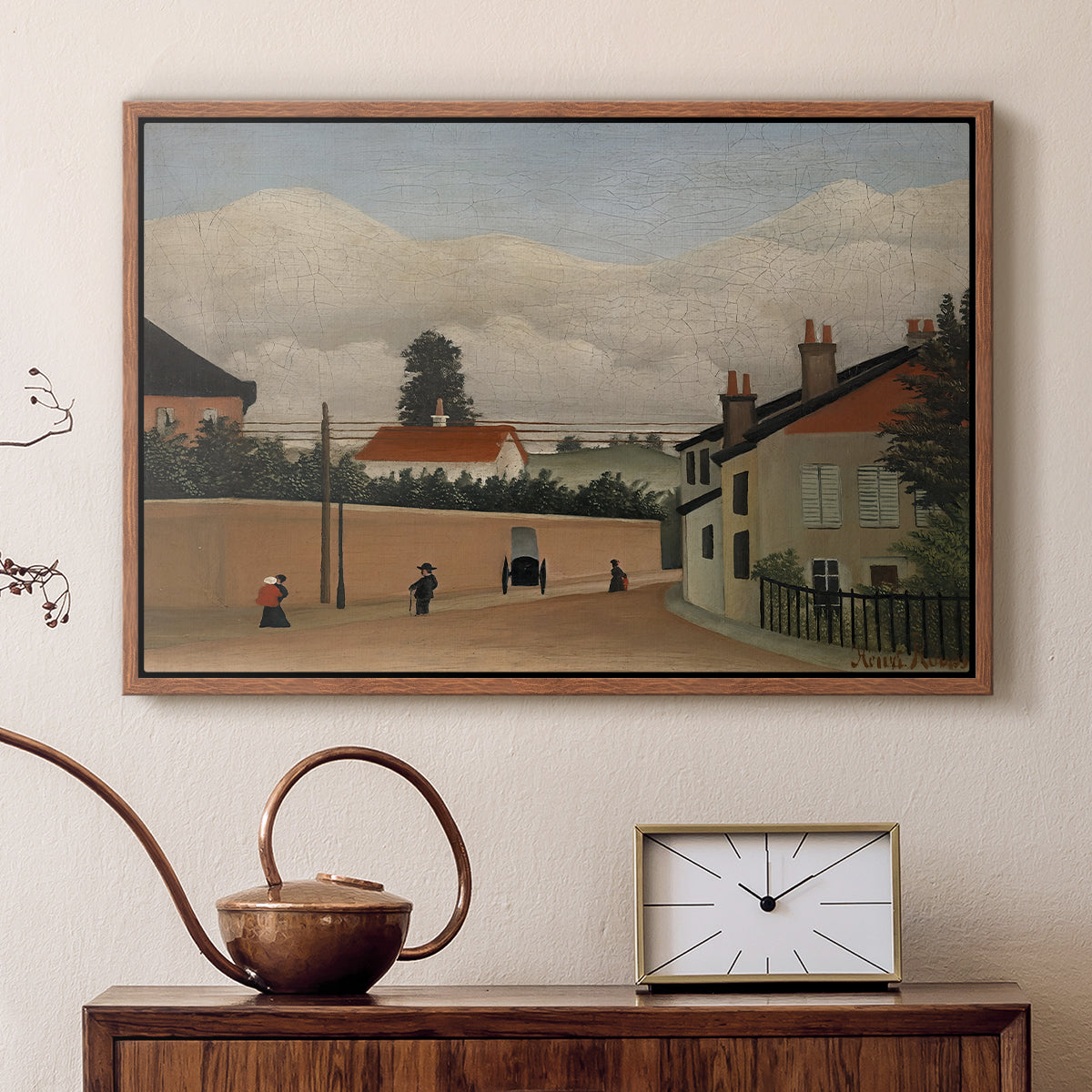 Outskirts of Paris, c. 1906-1910 - Floater Framed Canvas Print