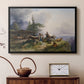 An Alpine Farm on the Untersberg, 1835 - Floater Framed Canvas Print