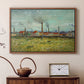 Factories at Clichy, 1887 - Floater Framed Canvas Print