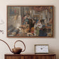 Roman Pilgrims, 1854 - Floater Framed Canvas Print