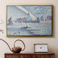 Entrance to the Port of Honfleur, 1899 - Floater Framed Canvas Print