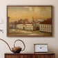 The Riding School at Akershus Castle, 1846 - Floater Framed Canvas Print