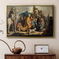 David with Goliath's Head in front of Saul, for Rembrandt, 1627 - Floater Framed Canvas Print