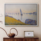 Evening Calm, Concarneau, Opus 220, 1891 - Floater Framed Canvas Print