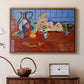 Still Life with a Pewter Jug and Pink Statuette, 1910 - Floater Framed Canvas Print