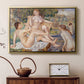 The Large Bathers, 1884-1887 - Floater Framed Canvas Print