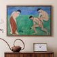 Game of Bowls, 1908 - Floater Framed Canvas Print