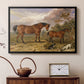 Portrait of Reformer, Blucher, Tory and Crib, Property of Rowland Alston, Esq., M.P., 1835 - Floater Framed Canvas Print
