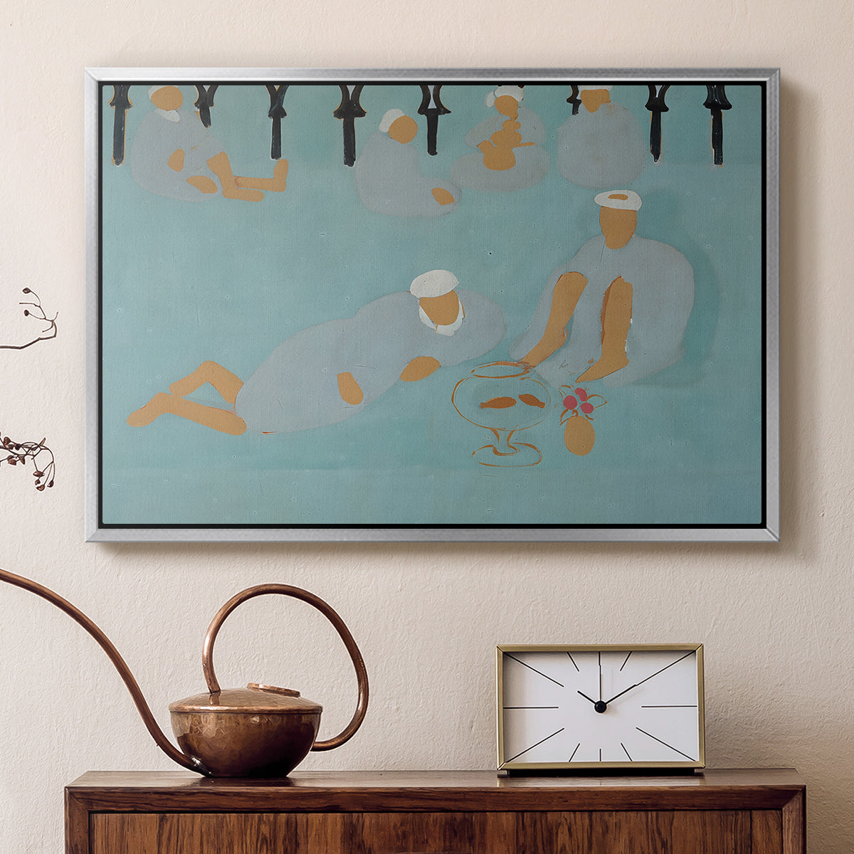 Arab Coffeehouse (Le café Maure), 1913 - Floater Framed Canvas Print