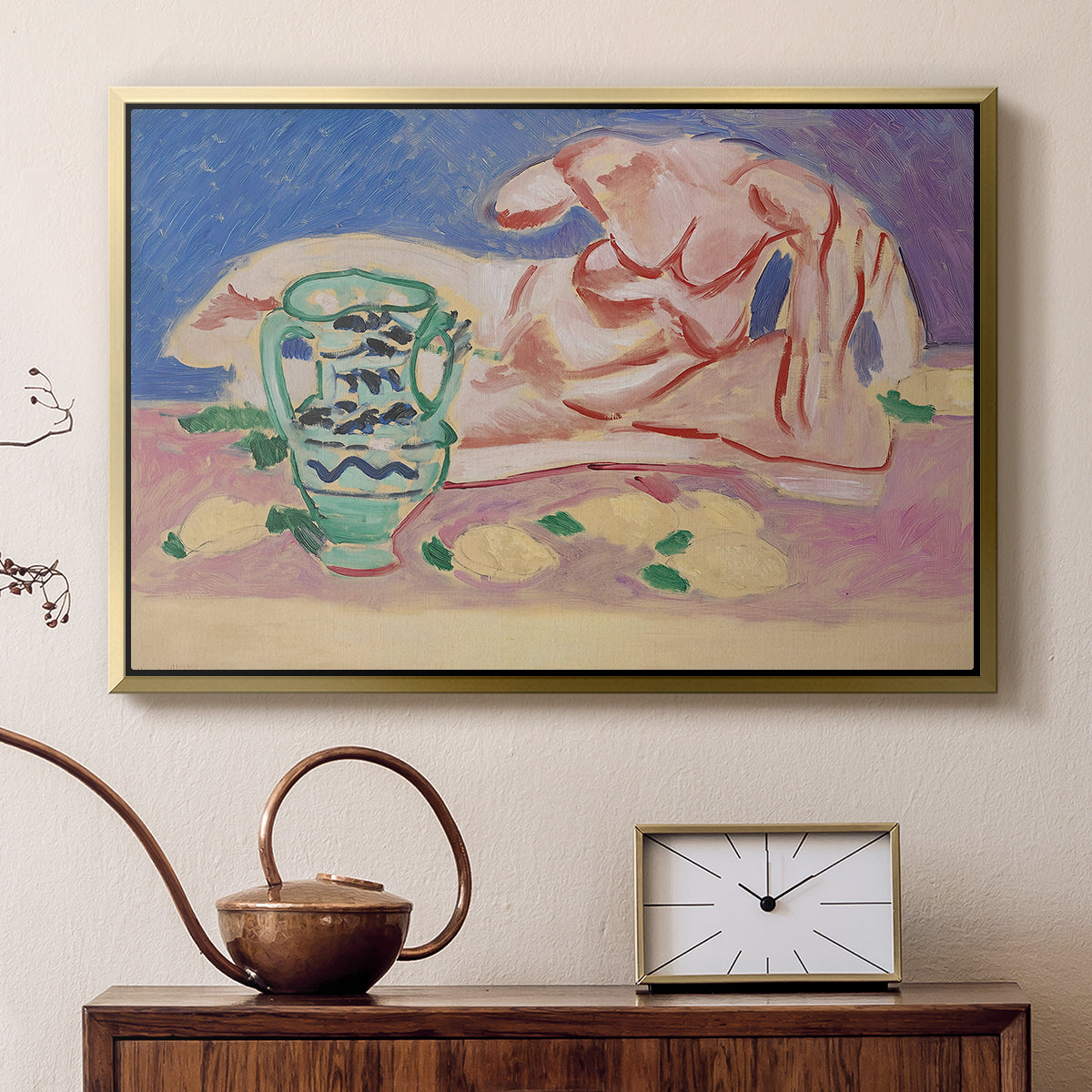 Ilyssus from the Parthenon, 1908 - Floater Framed Canvas Print