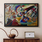 Fragment 2 for Composition VII, 1913 - Floater Framed Canvas Print