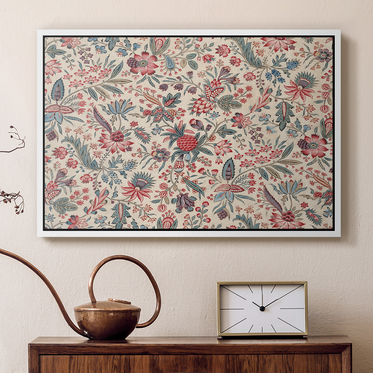 Anaras - Cream, c. 1775-1800 - Floater Framed Canvas Print