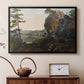 Landscape with the Balbersteine near Miesenbach, 1839 - Floater Framed Canvas Print