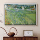 Vineyards at Auvers, 1890 - Floater Framed Canvas Print