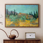 Wooden Sheds Among the Olive Trees and Cypresses, 1889 - Floater Framed Canvas Print